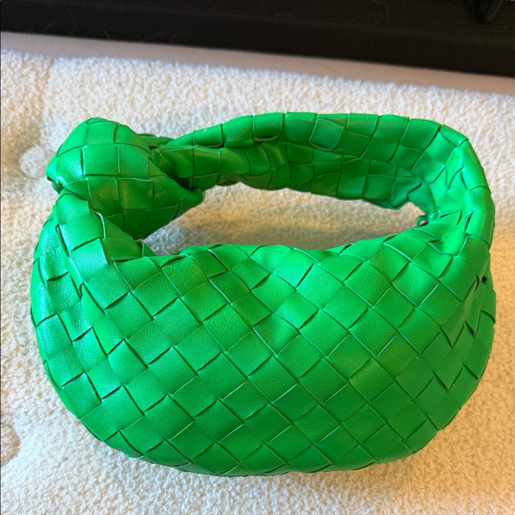 Bottega Veneta Green Woven Bag
